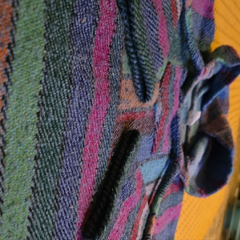 Colorful Striped Knit Sweater